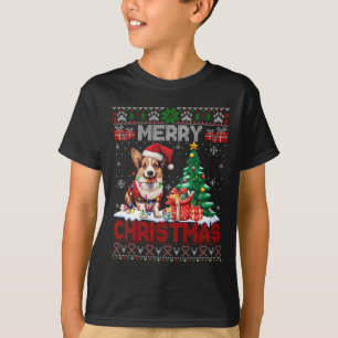 Frohe Weihnachten Corgi Dog Liebhaber Familie Ugly T-Shirt