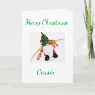 FROHE WEIHNACHTEN **COUSIN**   KARTE