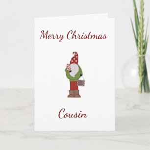 FROHE WEIHNACHTEN **COUSIN**   KARTE