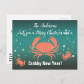 Frohe Weihnachten Crabby Neujahr! (Vorne/Hinten)