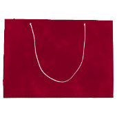 Frohe Weihnachten, Cranberry Gold eleganten Kallig Große Geschenktüte (Rückseite)