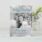 Frohe Weihnachten Custom Foto Loving Wünsche (Stehend Vorderseite)