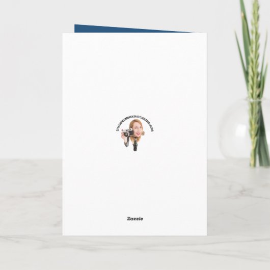 Frohe Weihnachten Custom Foto Snow Globe (Rückseite)