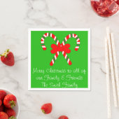 Frohe Weihnachten Custom Napkins Serviette (Beispiel)