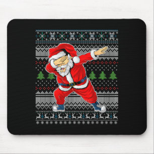 Frohe Weihnachten Dabbing Santa Claus Xmas Feierta Mousepad