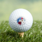 Frohe Weihnachten Daddy Custom Foto Golfball (Insitu T-Shirt)