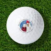 Frohe Weihnachten Daddy Custom Foto Golfball