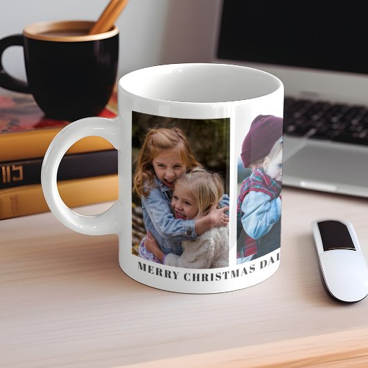Frohe Weihnachten Daddy Personalisierte Custom Tas Kaffeetasse