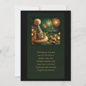 frohe weihnachten dankeskarte (Rückseite)