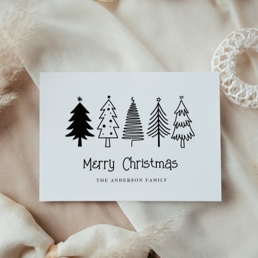 Frohe Weihnachten Dankeskarte