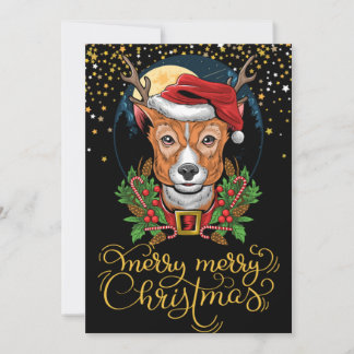 Frohe Weihnachten Dankeskarte