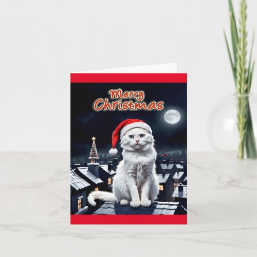 frohe Weihnachten Dankeskarte (Vorderseite)