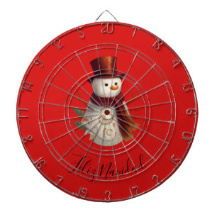 Frohe Weihnachten Dart Board - Feliz Navidad Dartscheibe