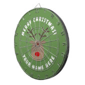 Frohe Weihnachten Dartboard mit Rudolf das Ren Dartscheibe (Vorderseite rechts)
