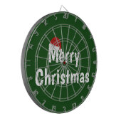Frohe Weihnachten Dartscheibe (Vorderseite Links)
