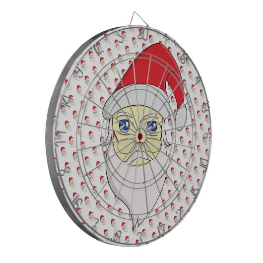 Frohe Weihnachten Dartscheibe (Vorderseite Links)