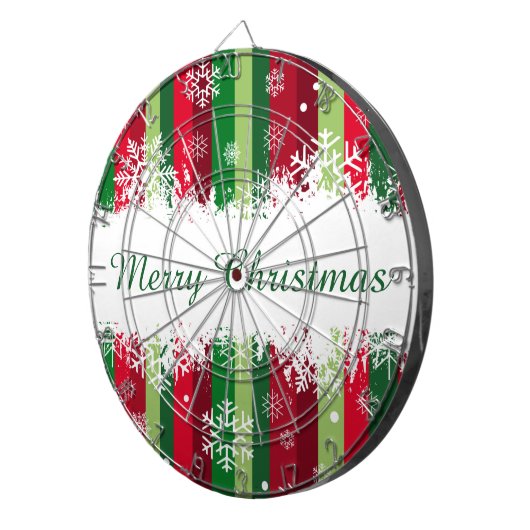 Frohe Weihnachten Dartscheibe (Vorderseite rechts)