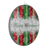 Frohe Weihnachten Dartscheibe (Vorderseite Links)