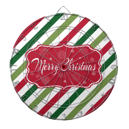 Frohe Weihnachten Dartscheibe (vorne)