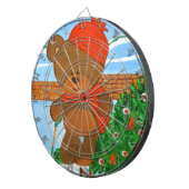 Frohe Weihnachten Dartscheibe (Vorderseite rechts)