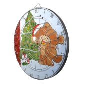Frohe Weihnachten Dartscheibe (Vorderseite rechts)