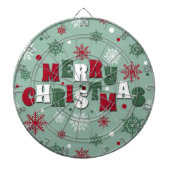 Frohe Weihnachten Dartscheibe (vorne)