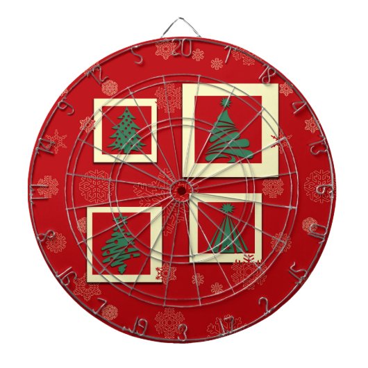 Frohe Weihnachten Dartscheibe (vorne)