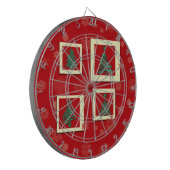 Frohe Weihnachten Dartscheibe (Vorderseite Links)