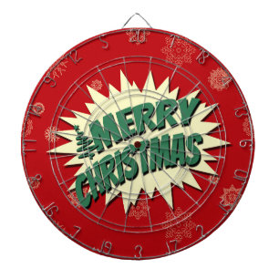 Frohe Weihnachten Dartscheibe