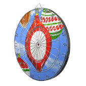Frohe Weihnachten Dartscheibe (Vorderseite rechts)