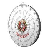 frohe Weihnachten Dartscheibe (Vorderseite rechts)