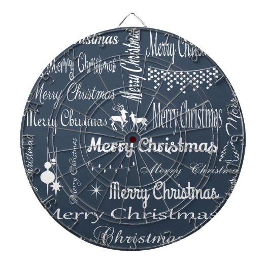 Frohe Weihnachten Dartscheibe (vorne)