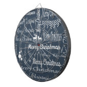 Frohe Weihnachten Dartscheibe (Vorderseite rechts)