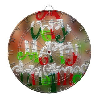 Frohe Weihnachten Dartscheibe