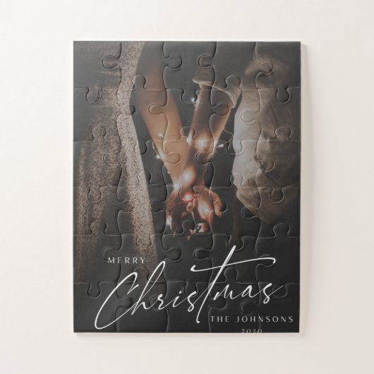 Frohe Weihnachten Das Johnsons-Puzzle Puzzle (Vertikal)