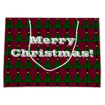 Frohe Weihnachten/dekorative grüne Bäume