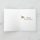 Frohe Weihnachten den Kolibris  (Innenseite)