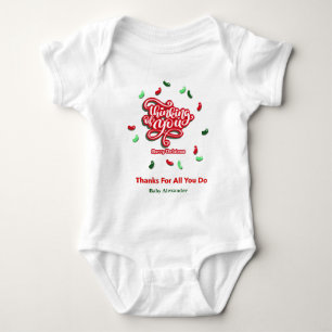 Frohe Weihnachten Denken Sie persönlich Baby Strampler