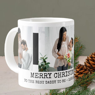 Frohe Weihnachten Der beste Papa zu sein 3 Foto Sc Jumbo-Tasse
