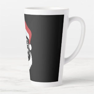 Frohe Weihnachten Der Weihnachtsmann sagt frohe Milchtasse