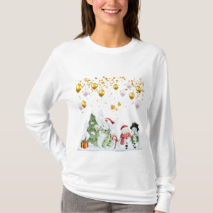 Frohe Weihnachten Der Weihnachtsmann sagt frohe T-Shirt
