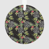 Frohe Weihnachten des Weihnachten| - Ornament (Rückseite)