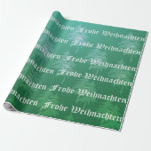 Frohe Weihnachten - deutsche frohe Weihnachten Geschenkpapier (Ungerollt)
