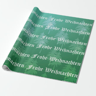 Frohe Weihnachten - deutsche frohe Weihnachten Geschenkpapier