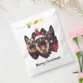 Frohe Weihnachten Deutsche Schäferhunde Geschenktütchen (Versiegelt)