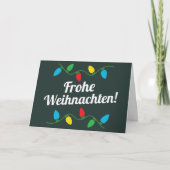 Frohe Weihnachten | Deutsche Weihnachtskarte (Vorderseite)