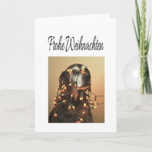 Frohe Weihnachten Deutsche Weihnachtskarte