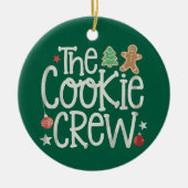 Frohe Weihnachten Die Cookie Crew Weihnachten Matc Keramik Ornament (Vorne)