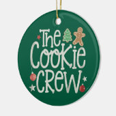Frohe Weihnachten Die Cookie Crew Weihnachten Matc Keramik Ornament (Links)