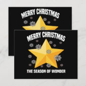 FROHE WEIHNACHTEN - DIE SAISON DES WUNDERS Stern (Vorne/Hinten)